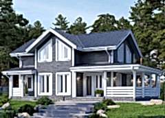 Каркасный дом Петербург 8х10