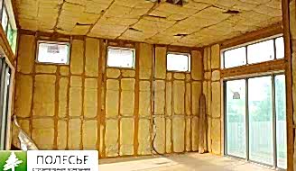 Утепление каркасного дома