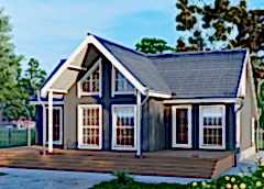 Каркасный дом Владимир 12х9