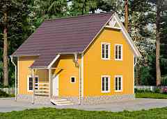 Каркасный дом Премьера 7х7